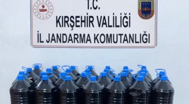 Jandarmadan kaçak içki operasyonu