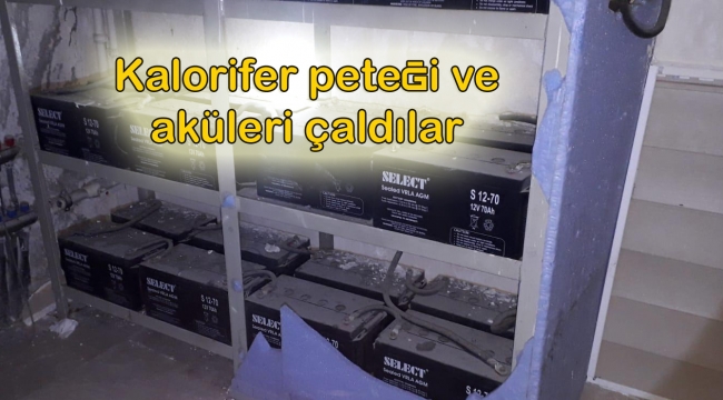 Kalorifer petekleri çalan hırsızlar tutuklandı