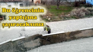 Öğrencinin örnek davranışı takdirle karşılandı