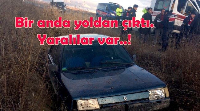 Su kanalına düşen otomobildeki yolcular ölümden döndü