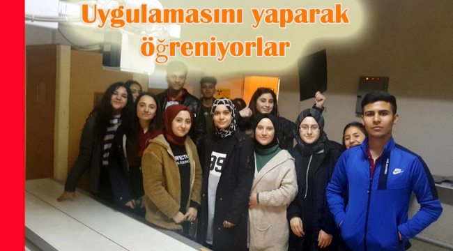 Öğrenciler önce teorik sonra pratik yaptı