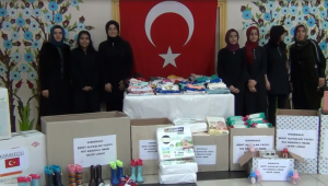 İmam hatip öğrencileri İdlib´deki kardeşlerini unutmadı