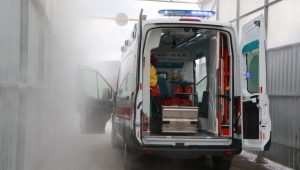 Kırıkkale Belediyesinden Araç Dezenfeksiyon Tüneli