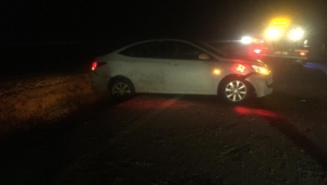 Lastiği patlayınca olanlar oldu