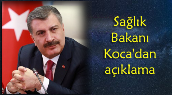 Sağlık Bakanı açıkladı. Türkiye'de ilk ölüm…!