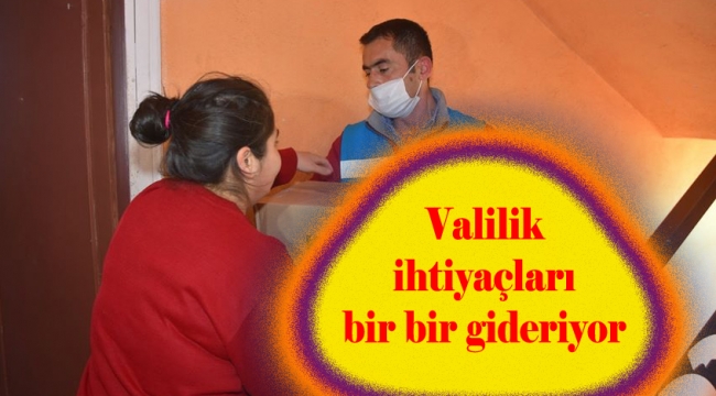 Hayırseverlerin yardımları kapı kapı ulaştırılıyor