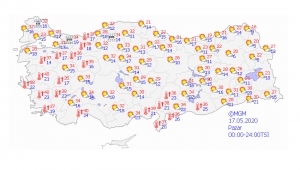 7 il için sıcaklık uyarısı..!