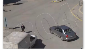 Yaşananlar güvenlik kamerasına yansıdı...!