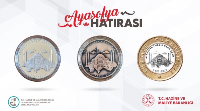 Ayasofya Cami için para basıldı