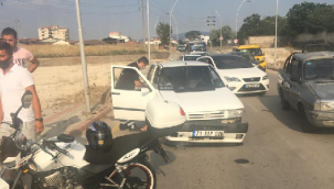 Kırıkkale'de otomobil ile motosiklet çarpıştı 2 kişi yaralandı