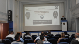 Özel güvenlik görevlilerine eğitim verildi