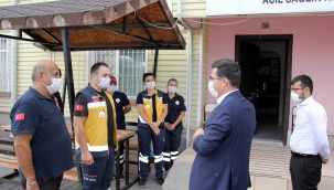 Sağlık Müdürü Ağırtaş personelin bayramını kutladı