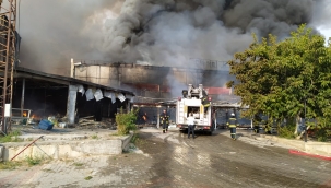 Alışveriş merkezinde yangın...!