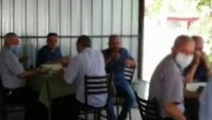 Jandarmadan koronavrüs baskını, 12 kişi ceza yedi