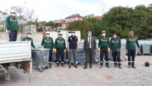 Yahşihan'da Çöp Konteynerleri Yenilendi