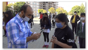 Lise öğrencileri yüz yüze eğitime başladı