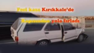 Araçtan fırlayan yolcu hayatını kaybetti