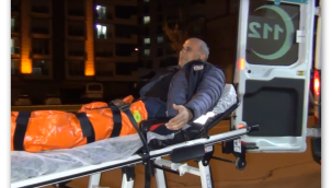 Dur ihtarına uymayan sürücü, görevli polise çarpıp kaçtı