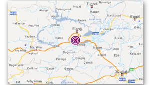Elazığ'da 5,3 şiddetinde deprem..!