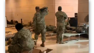 Bu görüntüler ABD kongre binasında çekildi