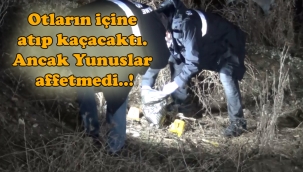 "DUR" ihtarına uymayınca yakayı ele verdi