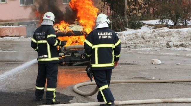 Kırıkkale itfaiyesi her çağrı için seferber oluyor