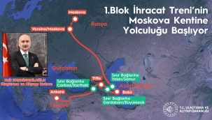 Moskova'ya ihracat treni gidiyor