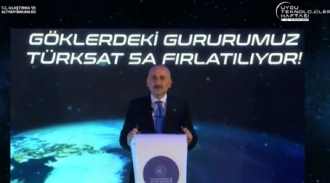 Türksat 5A uzaya fırlatılıyor