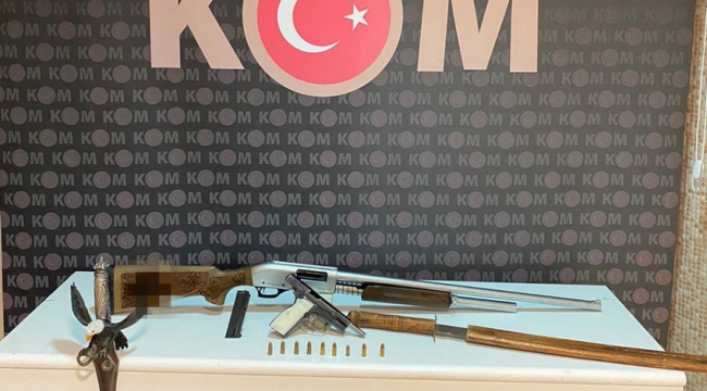 Kırıkkale'de ruhsatsız silah operasyonu