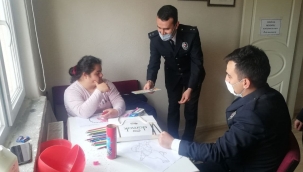 Polis korkusu olan gence sürpriz ziyaret