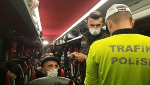 Tam kapanma sonrası yollardaki denetimler artırıldı