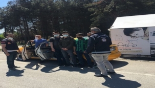 Polisten kaçamadılar