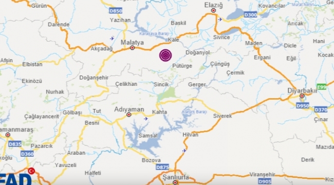 Son Dakika…! Malatya'da deprem.