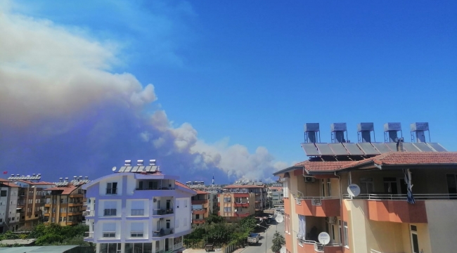 Antalya Manavgat'taki yangın..! 5 mahalle boşaltıldı