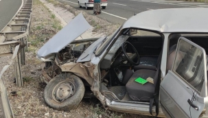 İki otomobilin çarpıştığı kazada 5 kişi yaralandı