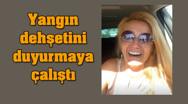 Ünlü oyuncu Tuğba Özay yangın dehşetini anlattı