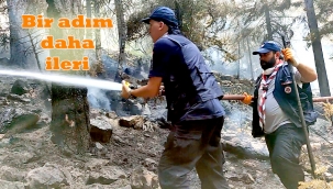 Arazinin her noktası taranarak soğutma çalışması yapıldı