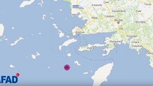 Datça açıklarında ikinci kez deprem