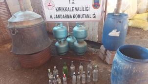 Jandarmadan kaçak içki operasyonu