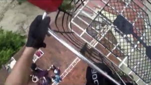 Mahsur kalmışlardı, helikopterle kurtarıldılar