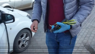 Cadde ortasında silahlı kavgada 1 yaralı, 1 gözaltı