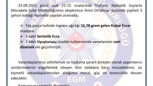 Narkotik sokak operasyonu