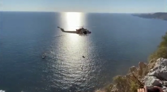 Sahil Güvenlik Helikopterinden Soluk Kesen Kurtarma Operasyonu
