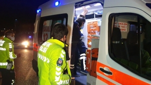 İki otomobilin çarpıştığı kazada 8 kişi yaralandı