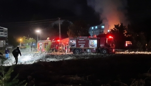 Kırıkkale´de çıkan yangın, güçlükle söndürüldü