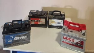 Akü hırsızları polisin operasyonu sonucu yakalandı