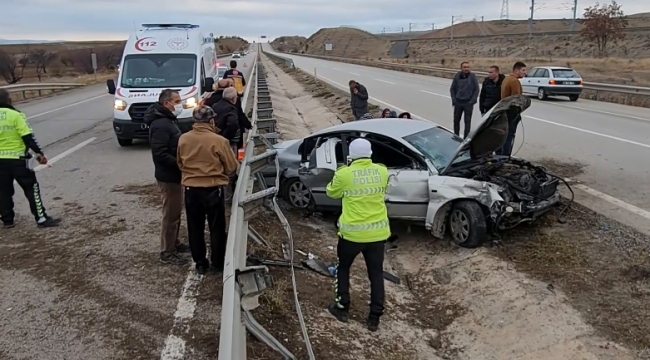 Kontrolden çıkan otomobil 134 metre savruldu, 6 kişi yaralandı