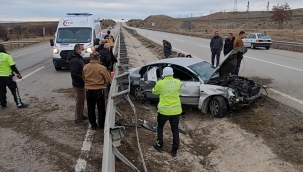 Kontrolden çıkan otomobil 134 metre savruldu, 6 kişi yaralandı