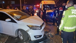 İki otomobilin çarpıştığı kazada 7 kişi yaralandı