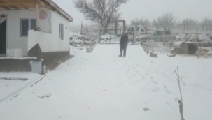 Kırıkkale'de kar yağışı